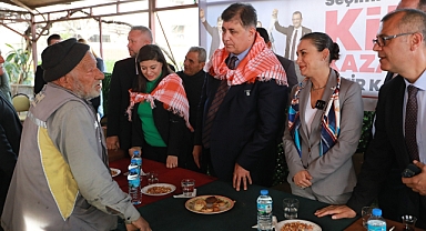 İzmir Büyükşehir Belediye Başkan Adayı Cemil Tugay'ın Efes Selçuk ziyareti