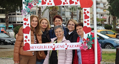 Karşıyaka’da “Sevgililer Günü Pazarı” açıldı