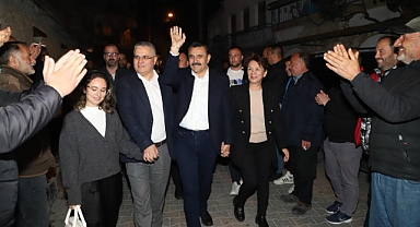 Dikili'de Başkan Adil Kırgöz coşkuyla karşılandı