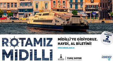 “Rotamız Midilli” seferleri 3 Mayıs’ta başlıyor