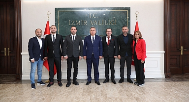 TSYD İzmir Şubesi'nden İzmir Valisi Süleyman Elban’ı ziyaret