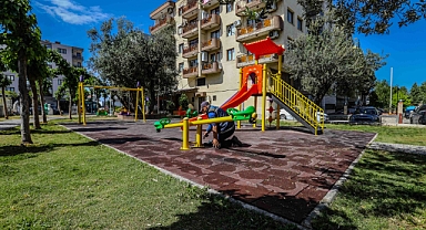 Buca’nın parklarında yaza hazırlık