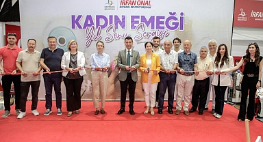Bayraklılı kadınlarının yıl sonu sergisinde Filistin Vurgusu