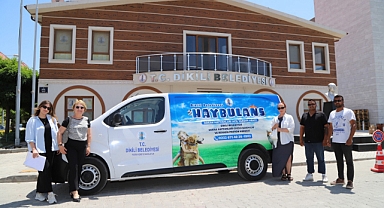 Dikili Belediyesi’nden can dostlara HAYBULANS hizmeti