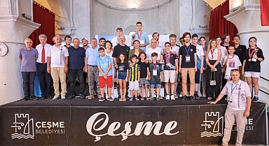 Çeşme Uluslararası Açık Satranç Turnuvası'na büyük ilgi