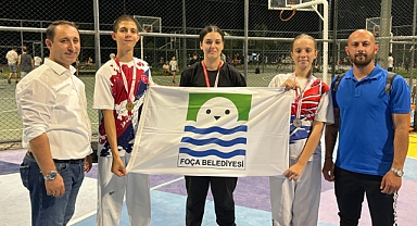 Foça Taekwondo Şampiyonası’nda başarıya ulaştı