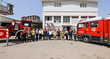 İzmir İtfaiyesi’nden yangın tatbikatı