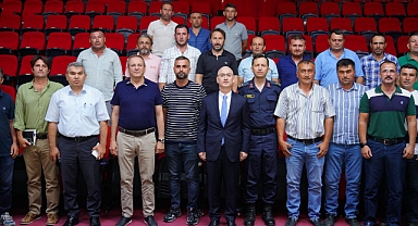 Ayvalık'ta Zeytinlikler ve tarlalarda yaşanan sorunlar masaya yatırıldı
