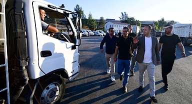 Bornova'da Başkan Eşki’den çalışanlarla birlikte erken mesai