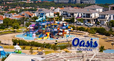 Çeşme'de Oasis Aquapark kapılarını gençlere açtı