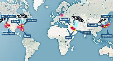 Pentagon UFO haritası yayınladı