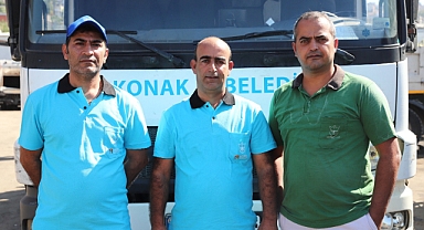 Konak Belediyesi işçileri bir kez daha örnek oldu