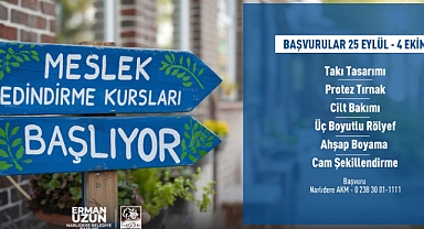 Narldere'de Meslek Edindirme Kursları başlıyor