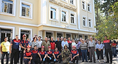 Bornova Belediyesi’nde yangın tatbikatı