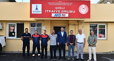Çiğli'de Başkan Yıldız’dan Çiğli İtfaiyesine Anlamlı Ziyaret