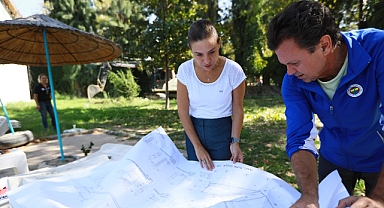 Efes Selçuk'ta yapılan havuz yaz-kış hizmet verecek