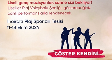 Liseliler plaj voleybolu şenliğinde buluşuyor