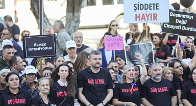 Buca'da “Kadına yönelik şiddete Hayır