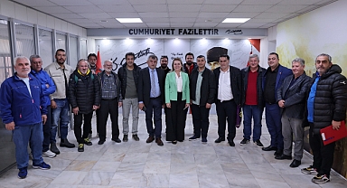 Konak'ta Amatör spor kulüplerinden Başkan Mutlu’ya ziyaret