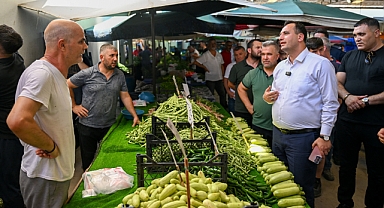 Bornova Belediyesi’nden pazaryerlerinde güvenlik seferberliği