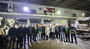 Konak'ta Başkan Mutlu, ulaşım emekçileriyle iftarda buluştu