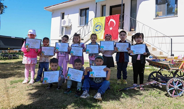 Bucalı Minik öğrenciler Tarım Okulu’nda doğayla buluştu