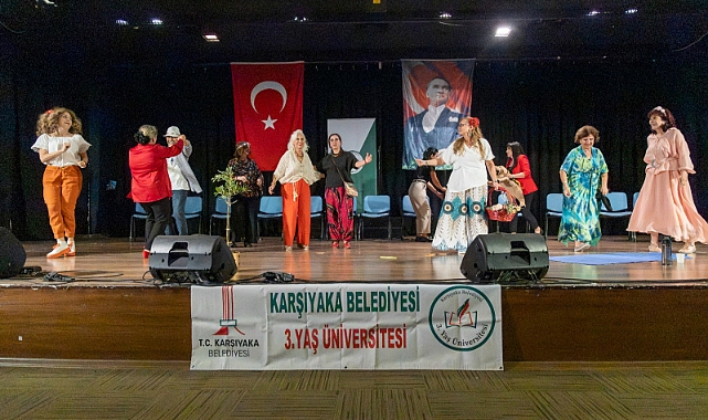 Karşıyaka’nın 3. Yaş Üniversitesi’nde dönem sonu heyecanı