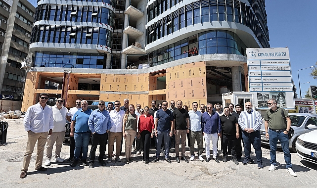 Konak’ın yeni hizmet binasında sona yaklaşıldı