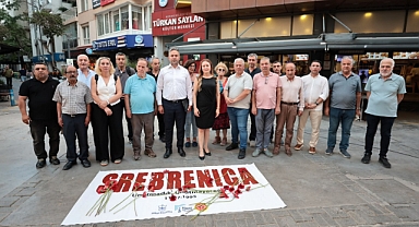 Konak'ta Srebrenitsa’da katledilen canlar anıldı